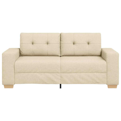Loveseat Bank Crème 140 cm Stof