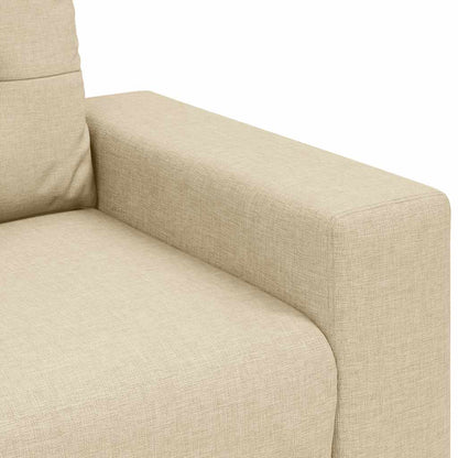 Loveseat Bank Crème 140 cm Stof