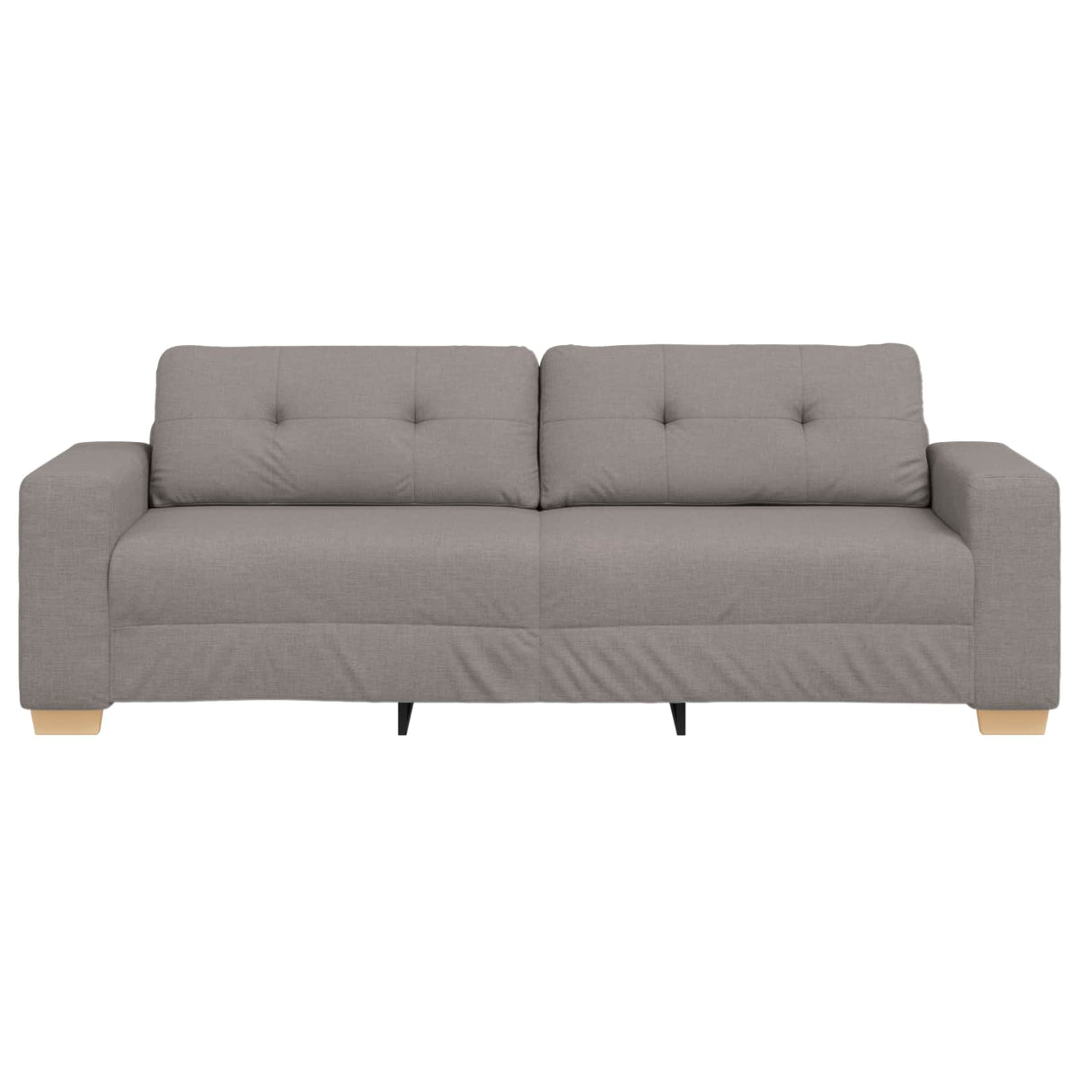 3-Zits Sofa Taupe 220 cm Stof