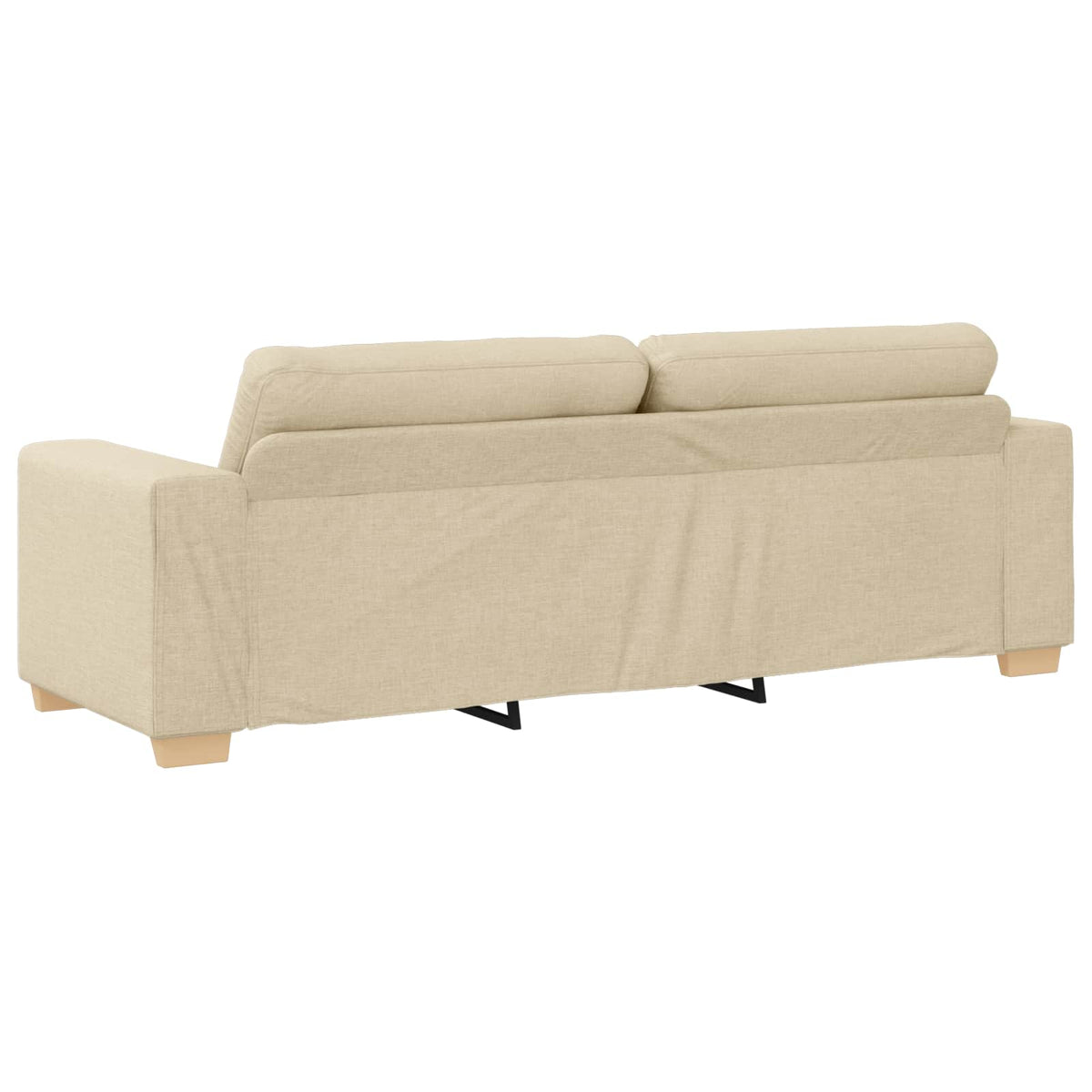 3-Zits Sofa Crème 220 cm Stof