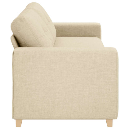 3-Zits Sofa Crème 220 cm Stof
