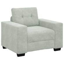 Fauteuil Fluweel 60 cm Lichtgrijs