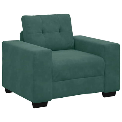 Sofastoel Donkergroen 100x78x80 cm Fluweel