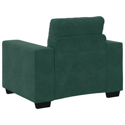 Sofastoel Donkergroen 100x78x80 cm Fluweel