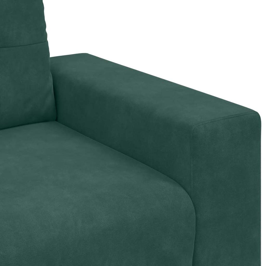 Sofastoel Donkergroen 100x78x80 cm Fluweel