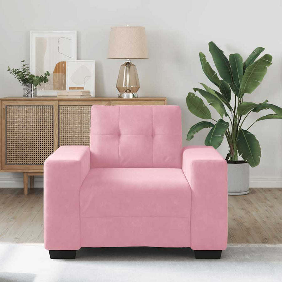 Sofastoel Roze 100x78x80 cm Fluweel