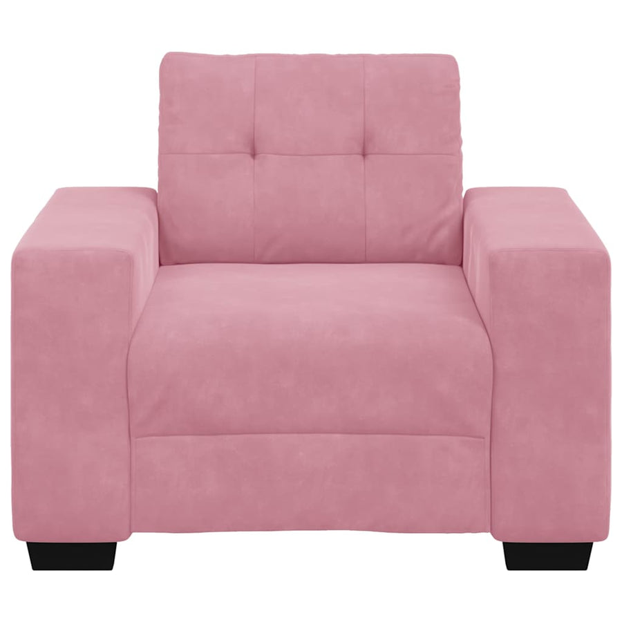Sofastoel Roze 100x78x80 cm Fluweel