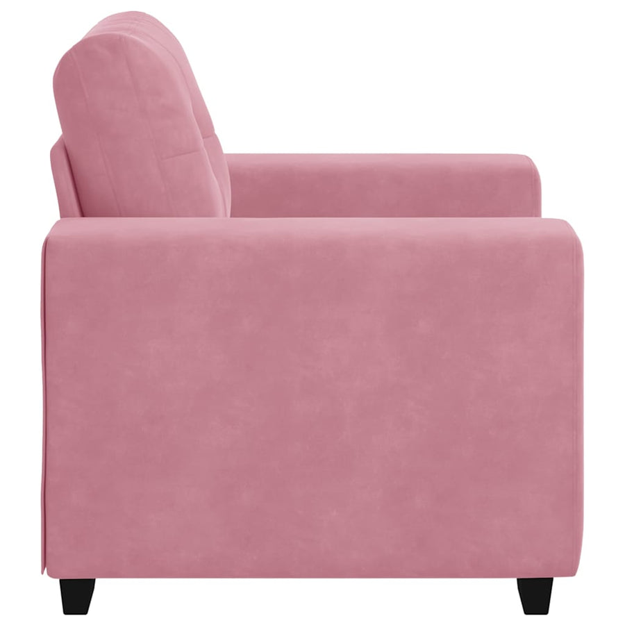 Sofastoel Roze 100x78x80 cm Fluweel