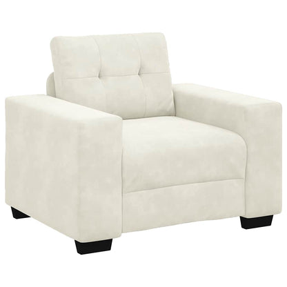 Sofastoel Crème 100x78x80 cm Fluweel
