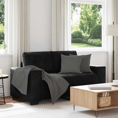 Loveseat Bank Fluweel 120 cm Zwart