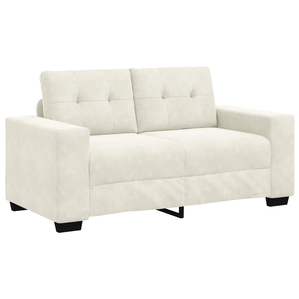 Loveseat Crème 160 cm Fluweel