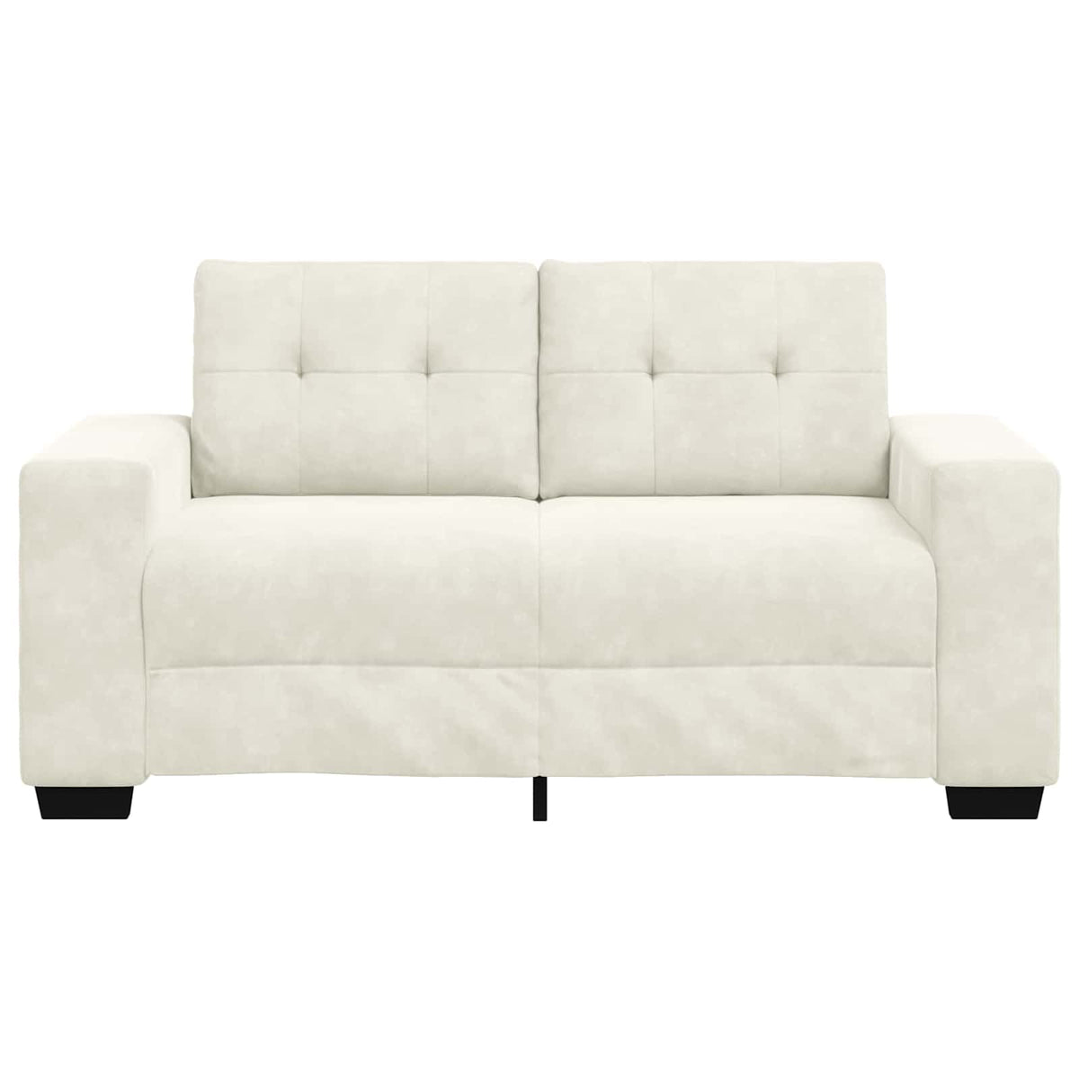 Loveseat Crème 160 cm Fluweel