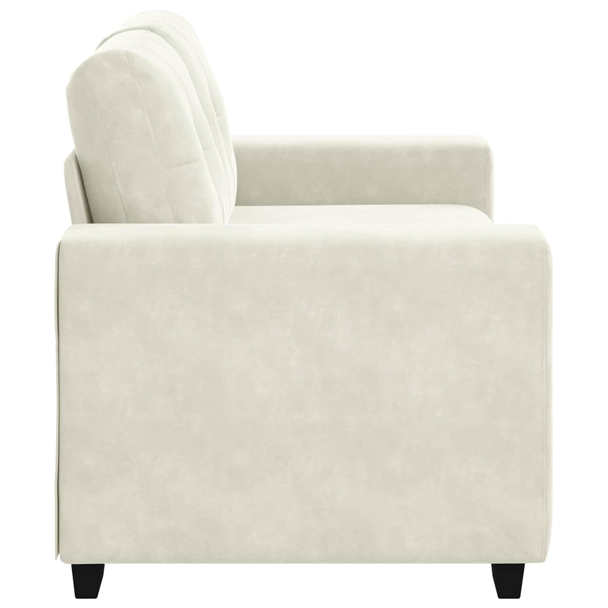 Loveseat Crème 160 cm Fluweel