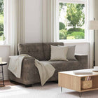 Loveseat 120x78 cm donkergrijs kunstleer