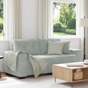 Loveseat bank 180x77x82 cm fluweel lichtgrijs