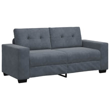 Loveseat Bank Fluweel 140 cm Donkergrijs