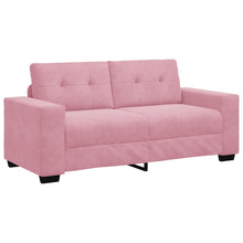 loveseat bank roze 140 cm fluweel