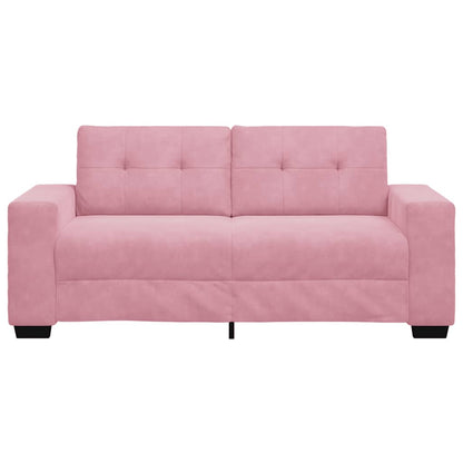 loveseat bank roze 140 cm fluweel