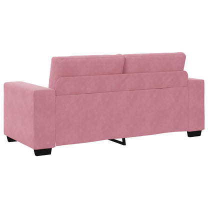 loveseat bank roze 140 cm fluweel