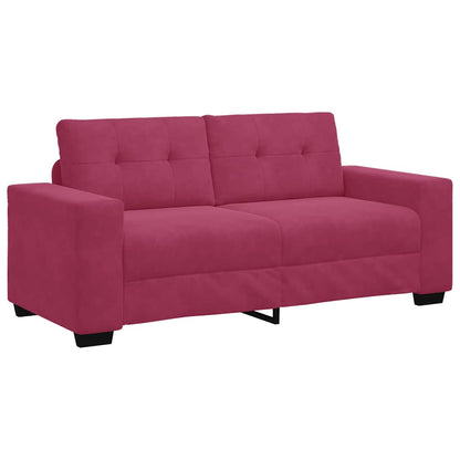 Loveseat Sofa Wijnrood 180x77x82 cm Fluweel