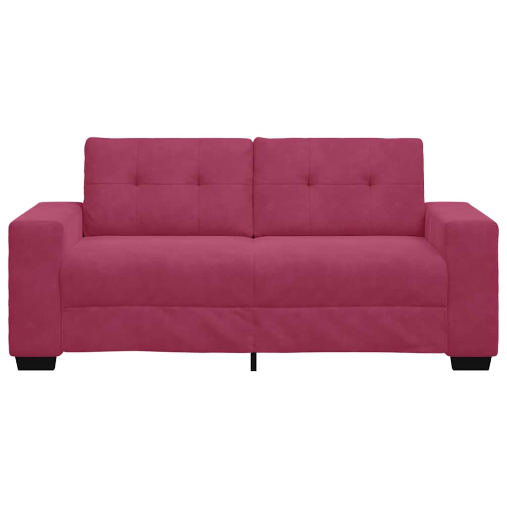 Loveseat Sofa Wijnrood 180x77x82 cm Fluweel