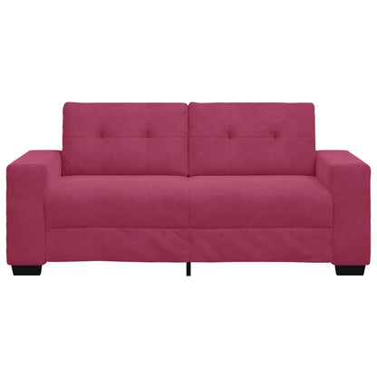 Loveseat Sofa Wijnrood 180x77x82 cm Fluweel