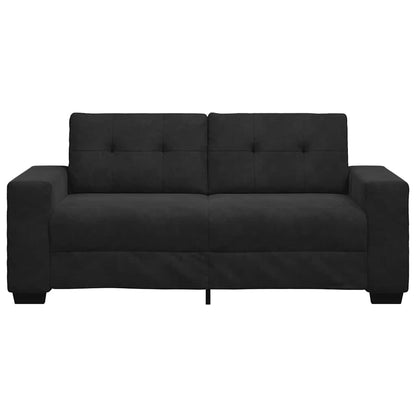 Loveseat Bank Fluweel 140 cm Zwart