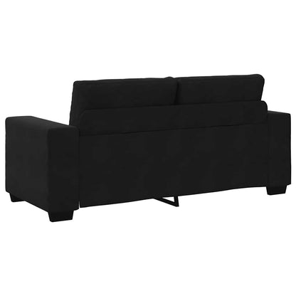 Loveseat Bank Fluweel 140 cm Zwart