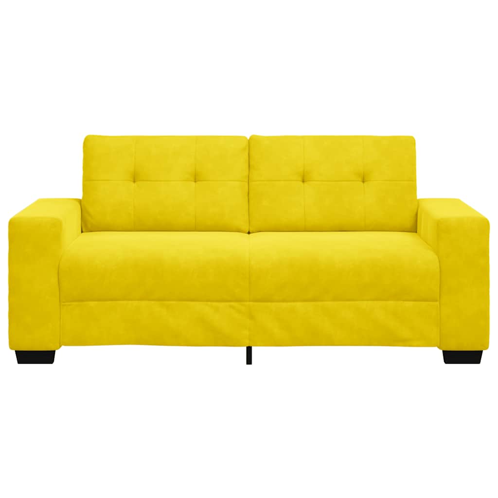 Loveseat Sofa Geel 180x77x82 cm Fluweel