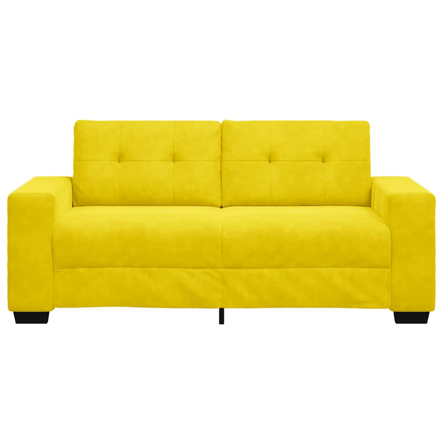 Loveseat Sofa Geel 180x77x82 cm Fluweel