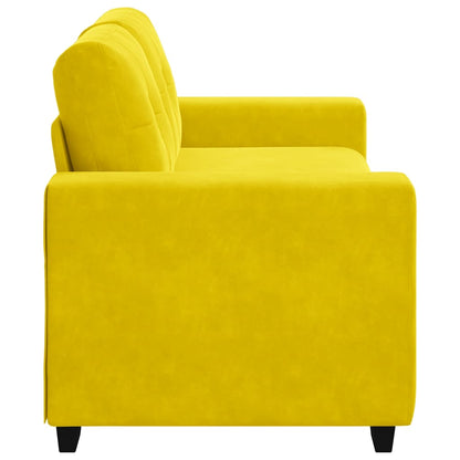 Loveseat Sofa Geel 180x77x82 cm Fluweel