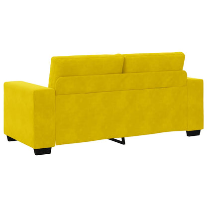 Loveseat Sofa Geel 180x77x82 cm Fluweel
