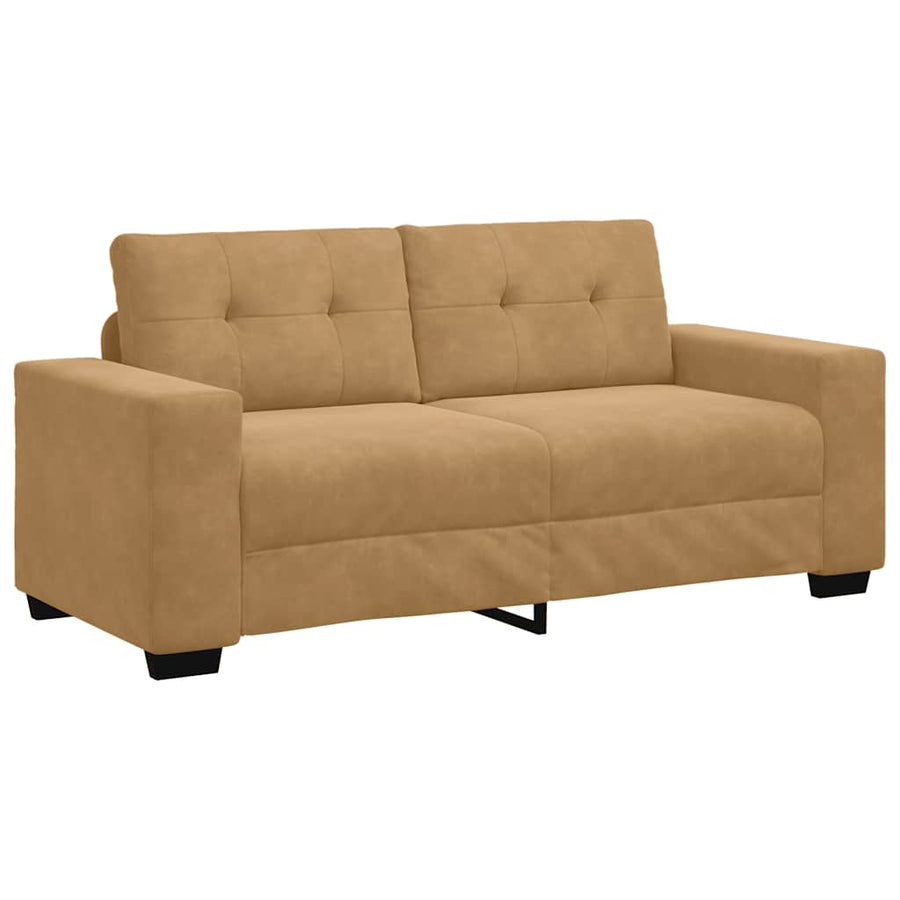 Loveseat Sofa Bruin 180x77x82 cm Fluweel