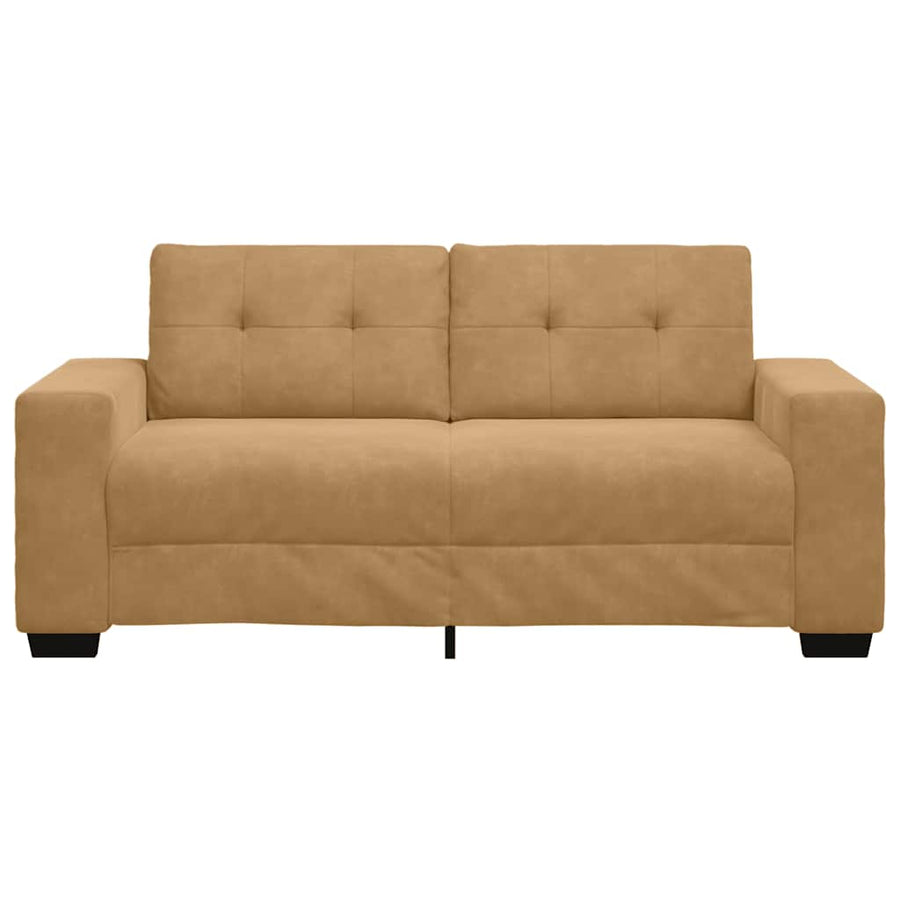 Loveseat Sofa Bruin 180x77x82 cm Fluweel
