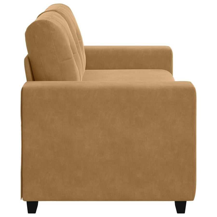 Loveseat Sofa Bruin 180x77x82 cm Fluweel