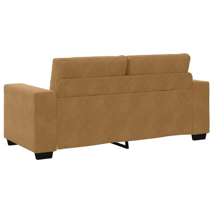 Loveseat Sofa Bruin 180x77x82 cm Fluweel