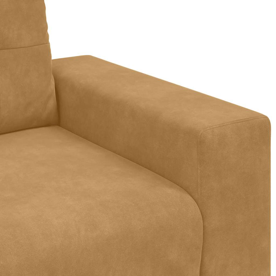 Loveseat Sofa Bruin 180x77x82 cm Fluweel