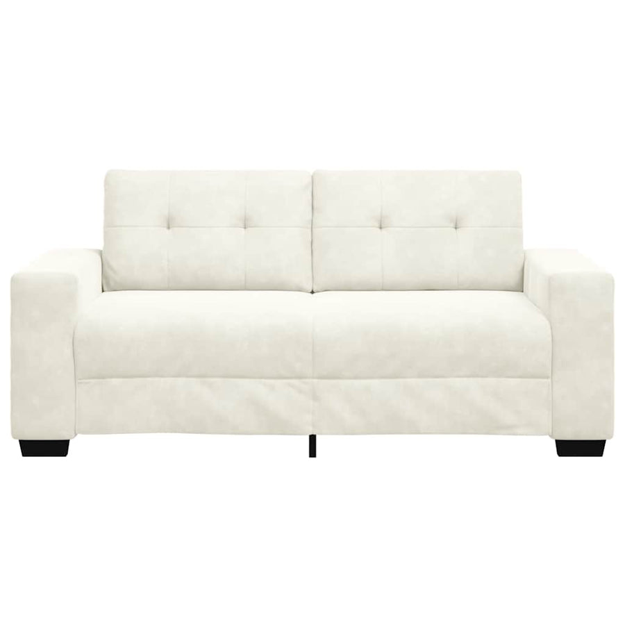Loveseat Sofa Crème 180x77x82 cm Fluweel