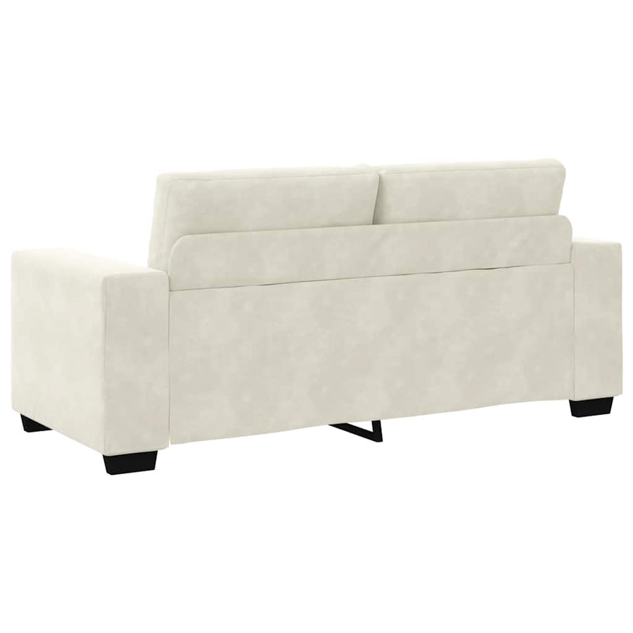 Loveseat Sofa Crème 180x77x82 cm Fluweel