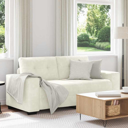 Loveseat Sofa Crème 180x77x82 cm Fluweel
