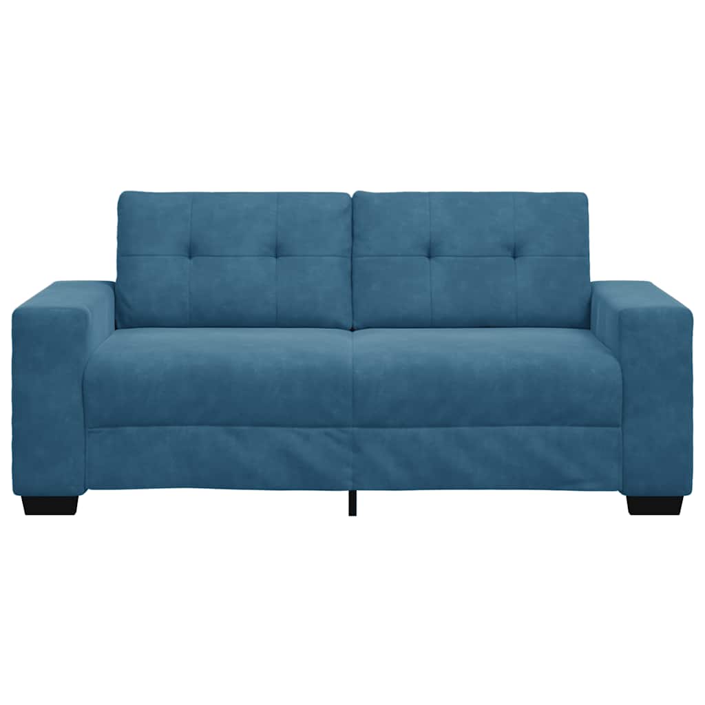 Loveseat Sofa Blauw 180x77x82 cm Fluweel