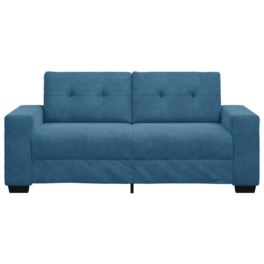 Loveseat Sofa Blauw 180x77x82 cm Fluweel