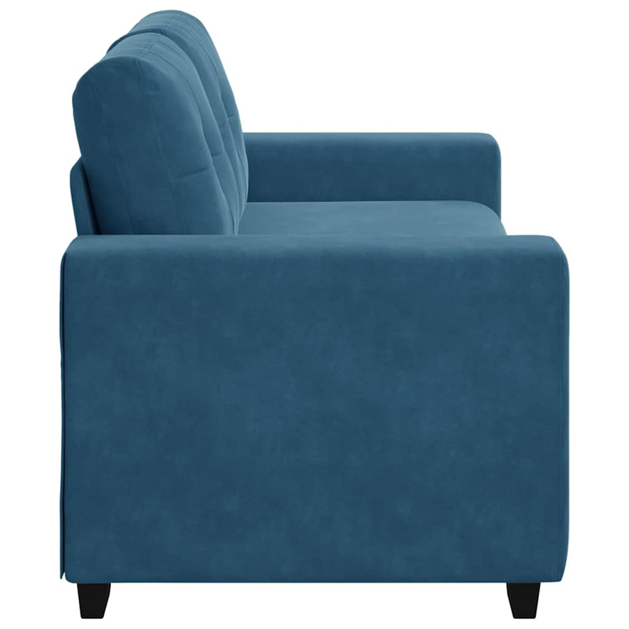Loveseat Sofa Blauw 180x77x82 cm Fluweel