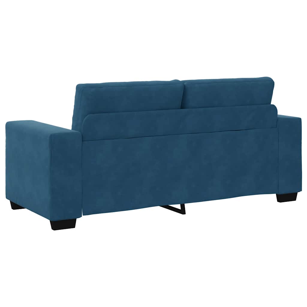 Loveseat Sofa Blauw 180x77x82 cm Fluweel