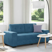 Loveseat bank blauw 180x77x82 cm fluweel