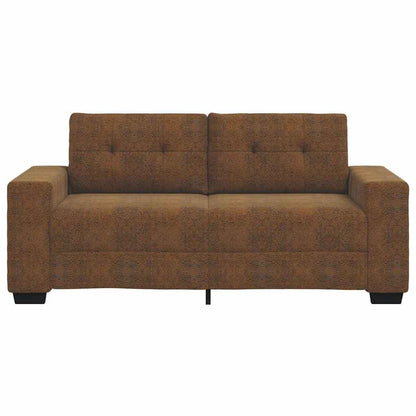 Loveseat met kussen Bruin Kunstleer