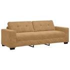 3-Zits Bank Bruin 220 cm Fluweel