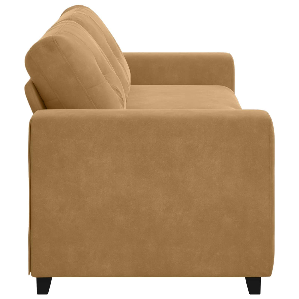 3-Zits Bank Bruin 220 cm Fluweel