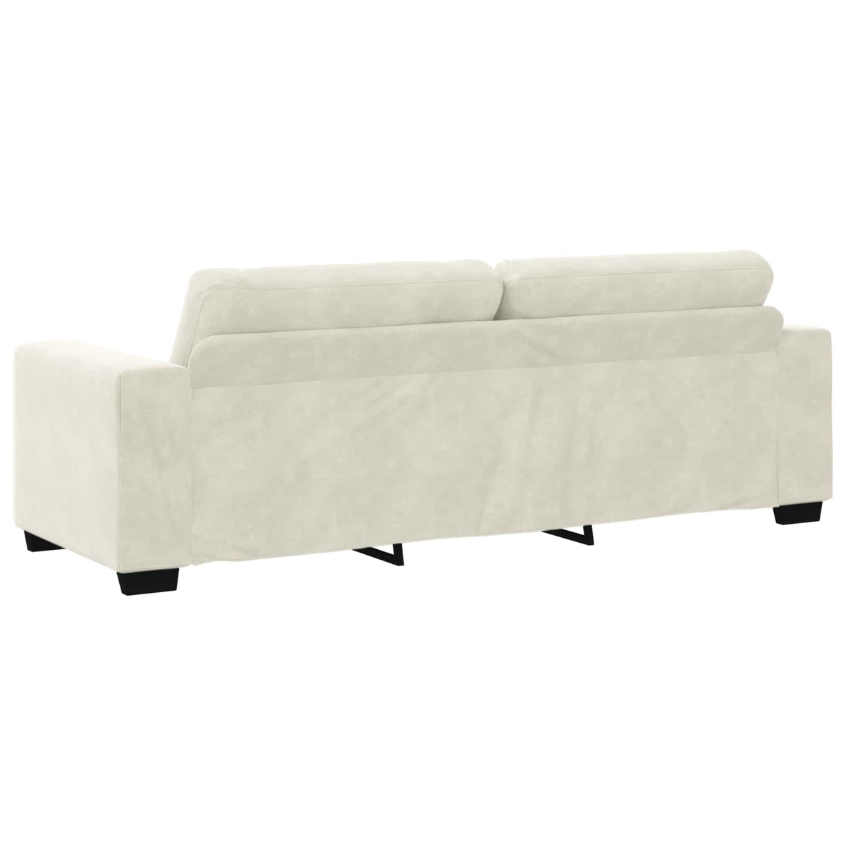 3-Zits Sofa Crème 220 cm Fluweel