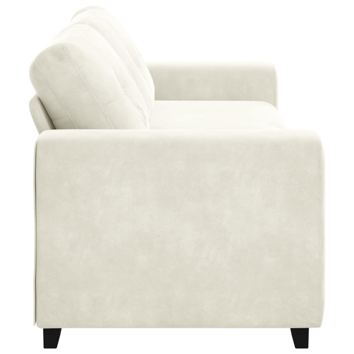 3-Zits Sofa Crème 220 cm Fluweel